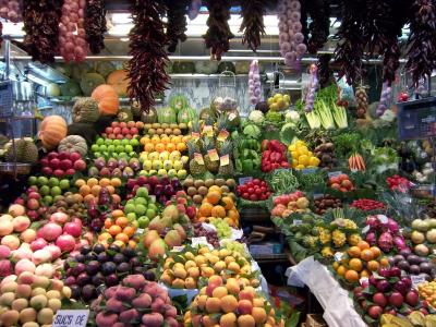 市场, 巴塞罗那, 水果