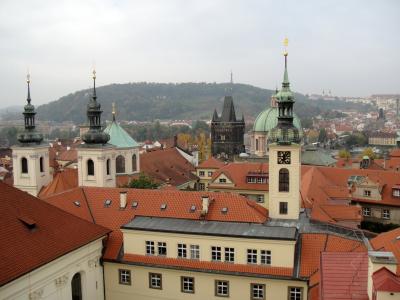 布拉格, 城市, 旧城, 城市景观, 建筑, 屋顶, 中心