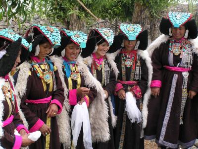 西藏, 佛教, 宗教, 西藏定居点, 妇女, 传统, 服装