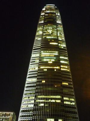 香港, 建筑, 建设, 摩天大楼, ifc 2 塔