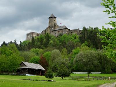 老 lubovnia, 斯洛伐克, 城堡, 博物馆, spiš城堡, 建筑, 教会