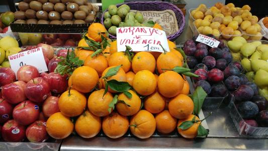 橘子, 水果, 市场, 柑橘, 瓦伦西亚, 食品, 新鲜