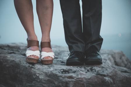 丈夫和妻子鞋子