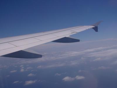 飞机, 翼, 飞机窗口, 天空