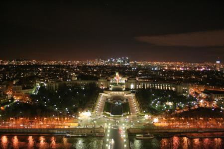 特罗卡德罗, 巴黎, 晚上