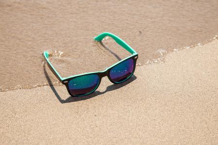 太阳镜, 太阳保护, 海滩, 度假, 夏季, 时尚, 眼镜
