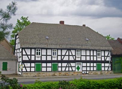 首页, 桁架, 纪念碑, 村庄, 老房子, 德国图林根州, 德国