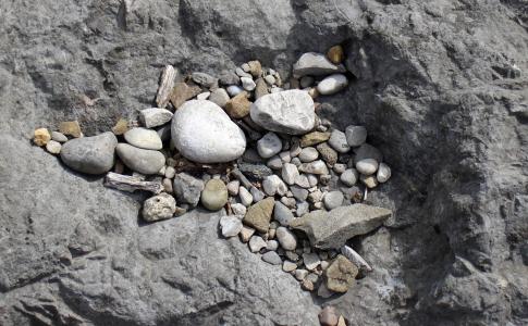 岩石, 石头, 集合, 鹅卵石, 卵石, 石头, 窗体
