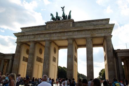 柏林, 德国, 城市, 建筑, 门, 勃兰登堡门, 历史