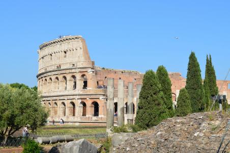 罗马, 古罗马圆形竞技场, 意大利, 建设, 罗马人, 建筑