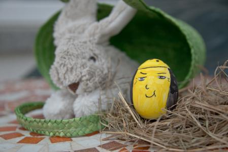鸡蛋, 复活节, 复活节兔子, 多彩, 颜色, 油漆, 自定义