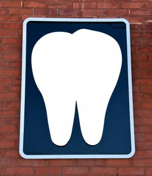 牙医办公室, 标志, 墙上, 背景, 空白, 牙医, 牙科