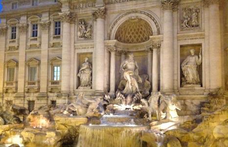 特雷维喷泉, 许愿池, 罗马, 意大利, 历史, 特雷维