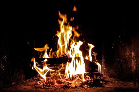 消防, 火焰, 壁炉, 烧伤, 热, 余烬, 木材
