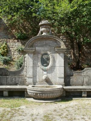 喷泉, 公园, luisenbrunnen, 萨尔布吕肯, 水, 建筑, 飞溅