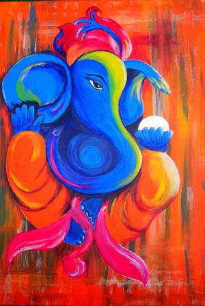 大象, 甘尼萨, 神, 神, 印度, 印度教, 印度的神