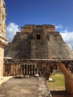 玛雅人, 金字塔, 乌斯马尔, 墨西哥, 建筑, 尤卡坦半岛, 文化