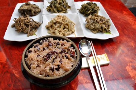 草药, ogokbap, 满月, 朝鲜语, 食品