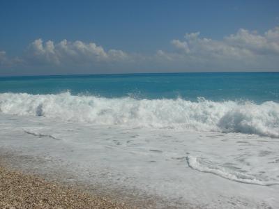 海滩, 水, 波, 蓝色的水, 巴拉奥纳, 加勒比海, 泡沫
