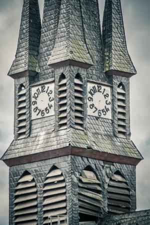 尖塔, 时钟, 教会, 建筑, 老建筑, 老, 从历史上看