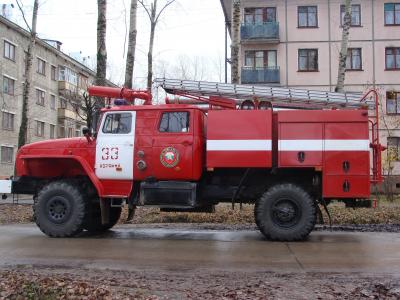 koryazhma, 消防员, 卡车, 汽车, 车辆, 救援, 紧急