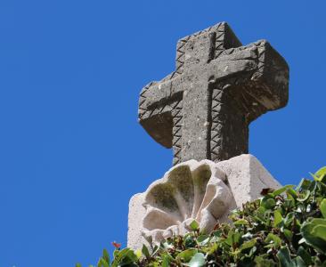 十字架, 雕塑, 石头, 建筑, canterra, 基督教, 教会