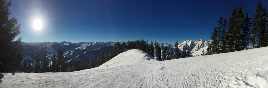 saalbach, 阳光, 概述, canazei, 滑雪, 意大利, 山脉