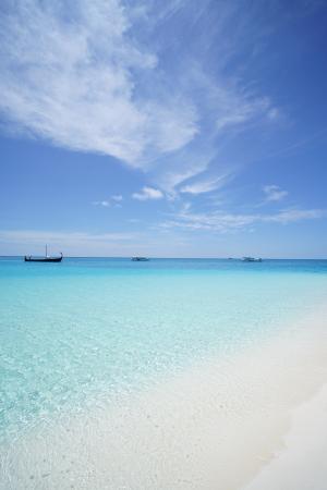 马尔代夫, 海滩, 翡翠之海, 夏季, 度假, 天空, 海