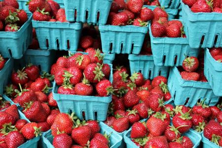 草莓, 浆果, 新鲜, 水果, 健康, 成熟, 红色