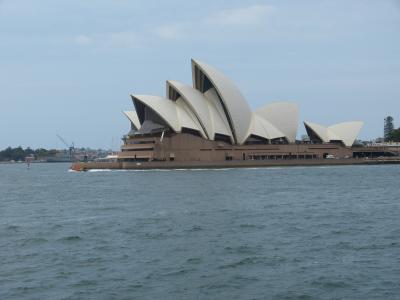 悉尼, 端口, 海, 澳大利亚, 城市, 歌剧, 建设