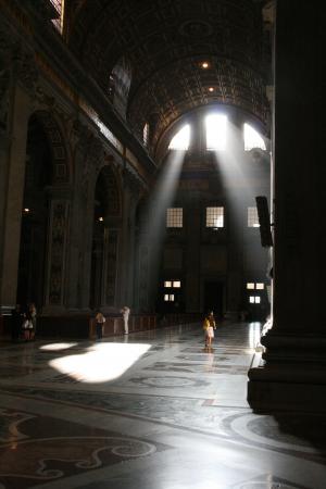 太阳, 光, 圣伯多禄大殿, 罗马, 梵蒂冈, 启示, 休息