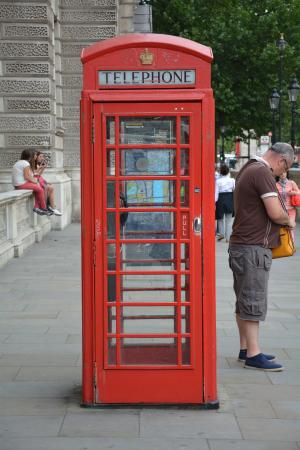 电话亭, 电话的房子, 伦敦, 电话, 红色, 伦敦-英国, 英国