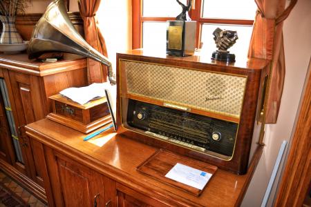 旧收音机, 电台, 古董, 接待处, 旧留声机, 转台, 老