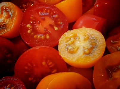 番茄, 西红柿, 樱桃番茄, 樱桃番茄, 红色, 水果, 蔬菜