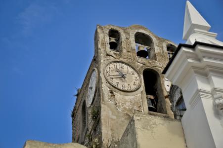 时钟, 卡普里岛, 那不勒斯, 塔, 建设, 旅游, 具有里程碑意义