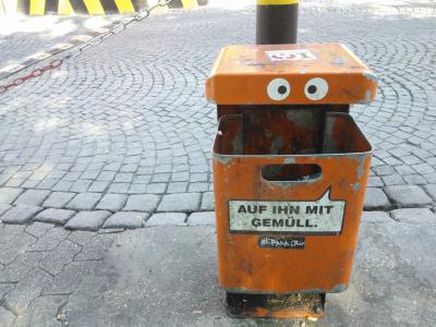 垃圾, 垃圾桶, 废物处置, 垃圾桶, 废物, 慕尼黑, 废纸篓