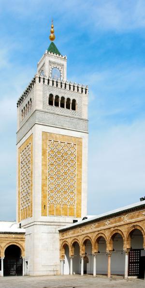 突尼斯, 伟大的清真寺, 宣礼塔, 列, 法院, 建筑, 著名的地方