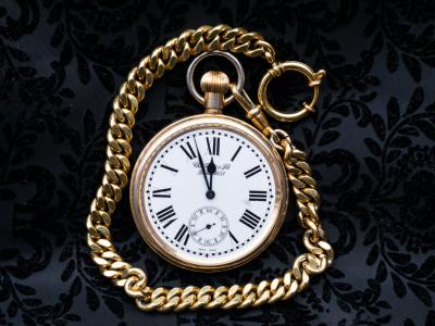 时钟, 黄金, 有价值, 时间, 指针, 古董, 怀旧