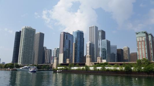 芝加哥, 建筑, 城市, 城市景观, 天际线, 建设, 市中心