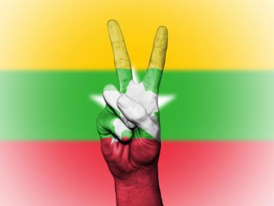 缅甸, 缅甸, 国旗, 和平, 背景, 旗帜, 颜色