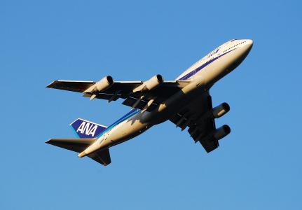 波音 747, 安娜, 全日本航空公司, 飞机, 飞机, 飞行, 运输