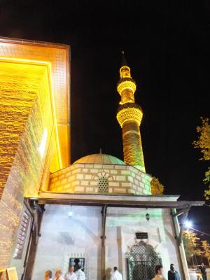 清真寺, 宣礼塔, 晚上, 建筑