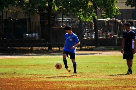 足球, 足球, 球, 球员, 男子, 印度, 实践