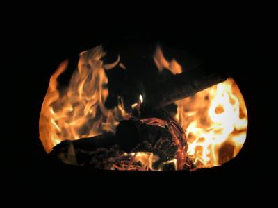 消防, 篝火, 火焰, 晚上, 户外, 热, 木柴