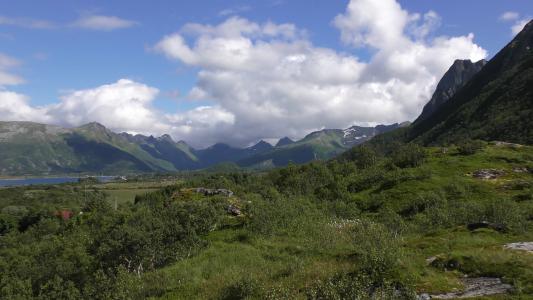 山脉, 挪威, 斯堪的那维亚, 北, 景观, 自然, 山