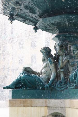 丰塔纳, 雕像, 纪念碑, 水, 雕塑, 里斯本, 葡萄牙