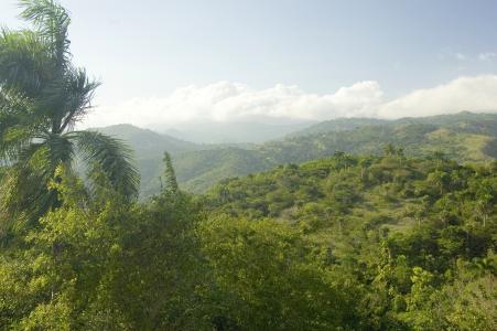 多米尼加共和国, 景观, 天空, 云彩, 山脉, 山谷, 峡谷
