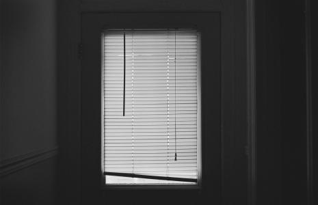 白色, 窗口, 百叶窗, 滚筒盲, 树荫下, 室内, 门