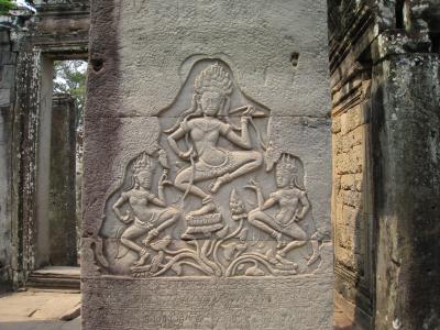 柬埔寨, 吴吴哥窟, 雕花石