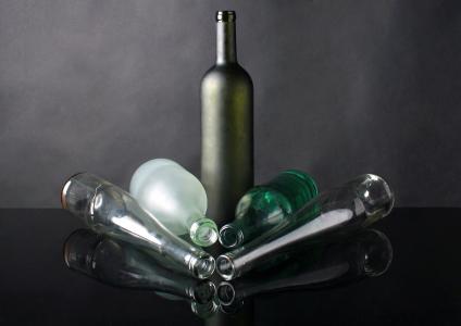 玻璃, 的瓶子, 组成, 工作室, 一瓶, 静物, 照片